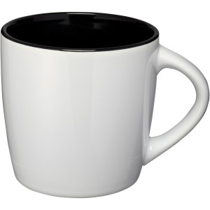 Aztec 340 ml Keramiktasse, weiss, schwarz