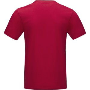 Azurite short sleeve men's GOTS organic t-shirt, Red (T-shirt, 90-100% cotton)