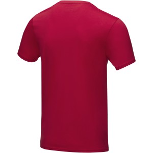 Azurite short sleeve men's GOTS organic t-shirt, Red (T-shirt, 90-100% cotton)