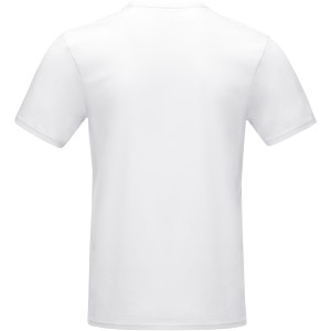 Azurite short sleeve men's GOTS organic t-shirt, White (T-shirt, 90-100% cotton)