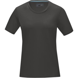 Azurite short sleeve women's GOTS organic t-shirt, Storm grey (T-shirt, 90-100% cotton)