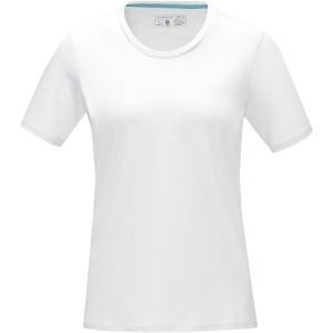 Azurite short sleeve women's GOTS organic t-shirt, White (T-shirt, 90-100% cotton)