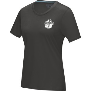 Azurite short sleeve women's  organic t-shirt, Storm grey (T-Shirts, 90-100% Baumwolle)