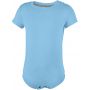 BABIES' SHORT-SLEEVED BODYSUIT, Sky Blue