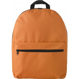 Backpack with front pocket Dave, orange (Backpacks)