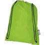 Oriole RPET drawstring backpack 5L, Lime