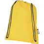 Oriole RPET drawstring backpack 5L, Yellow