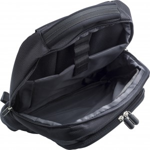 Polyester (1680D) backpack Ivan, black (Backpacks)