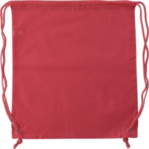 Polyester (190T) drawstring backpack Mirza, red (Backpacks)