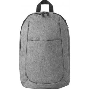 Polyester (300D) backpack Haley, grey (Backpacks)