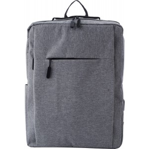 Polyester (600D) backpack Carlito, grey (Backpacks)