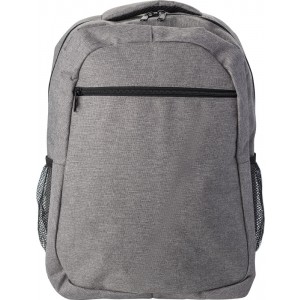 Polyester (600D) backpack Glynn, grey (Backpacks)