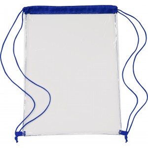 PVC drawstring backpack Kiki, cobalt blue (Backpacks)