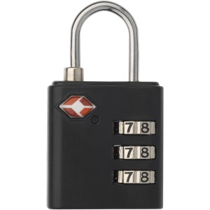 Kingsford TSA-compliant luggage lock, solid black (Travel items)
