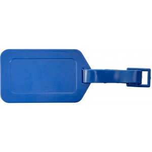 Polystyrene luggage tag Janina, blue (Travel items)
