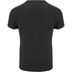 Bahrain short sleeve kids sports t-shirt, Solid black (T-shirt, mixed fiber, synthetic)