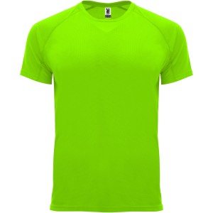 Bahrain short sleeve men's sports t-shirt, Fluor Green (T-shirt, mixed fiber, synthetic)