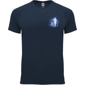 Bahrain short sleeve men's sports t-shirt, Navy Blue (T-shirt, mixed fiber, synthetic)