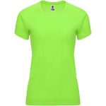 Bahrain short sleeve women's sports t-shirt, Fluor Green (R04085B)