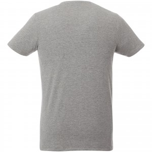 Balfour short sleeve men's organic t-shirt, Grey melange (T-shirt, 90-100% cotton)