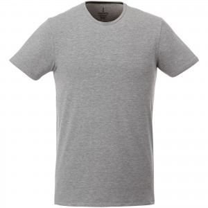 Balfour short sleeve men's organic t-shirt, Grey melange (T-shirt, 90-100% cotton)