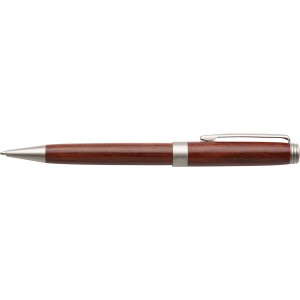 Rosewood ballpen Ida, brown (Wooden, bamboo, carton pen)