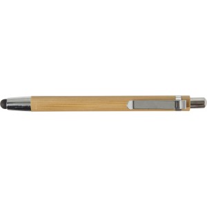 Bamboo ballpen Jerome, brown (Wooden, bamboo, carton pen)