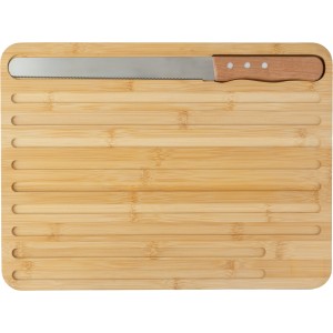 Bamboo bread cutting board Werner, brown (Wood kitchen equipments)