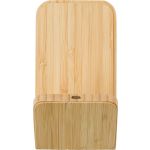 Bamboo wireless charger Claudie, bamboo (675068-823)