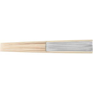 Handfcher aus Bambus Elio, Wei