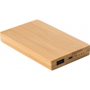 Powerbank aus Bambus Ruby, Braun