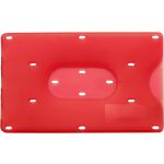Bank card holder for one card, red (8358-08)