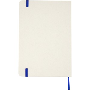 Bass A5 recycled hard cover notebook with lined pages, Royal (Notebooks)