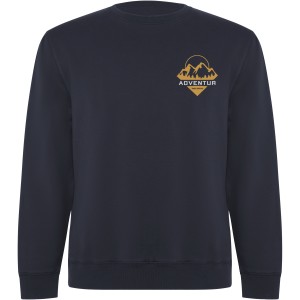 Batian unisex crewneck sweater, Navy Blue (Pullovers)