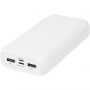 Electro 20.000 mAh recycled plastic power bank, White