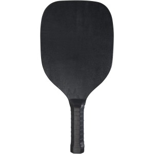 Enrique paddle set in mesh pouch, Solid black (Beach equipment)