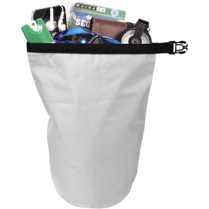 Survivor 5 litre waterproof roll-down bag, White (Beach equipment)