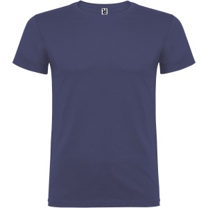 Beagle short sleeve men's t-shirt, Blue Denim (T-shirt, 90-100% cotton)