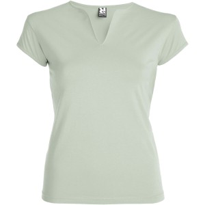 Belice short sleeve women's t-shirt, Mist Green (T-shirt, 90-100% cotton)