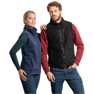 Bellagio unisex fleece bodywarmer, Solid black (Vests)