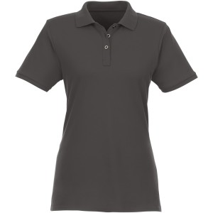 Beryl Lds polo, Storm Grey, S (Polo short, mixed fiber, synthetic)