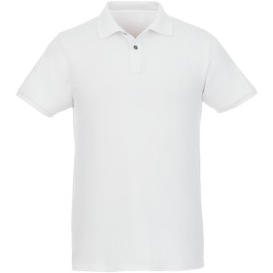 Beryl mens polo, White, S (Polo short, mixed fiber, synthetic)