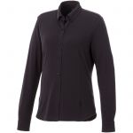 Bigelow long sleeve women's pique shirt, Storm Grey (3817789)