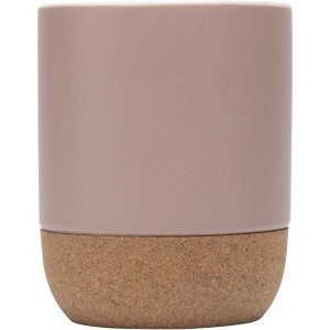 Billie 300 ml ceramic mug with cork details and matt finish, (Mugs)