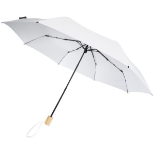 Birgit 21'' faltbarer winddichter Regenschirm aus recyceltem