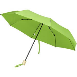 Birgit 21'' faltbarer winddichter Regenschirm aus recyceltem