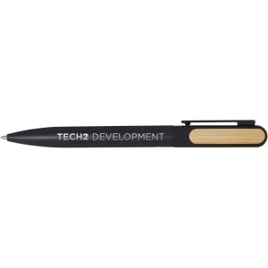 Blanca recycled aluminium ballpoint pen, Solid black (Metallic pen)