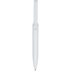 Blanca recycled aluminium ballpoint pen, White (Metallic pen)