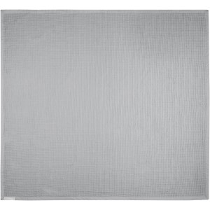 Abele 150 x 140 cm cotton waffle blanket, Grey (Blanket)