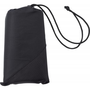Polyester foldable blanket Amal, black (Blanket)